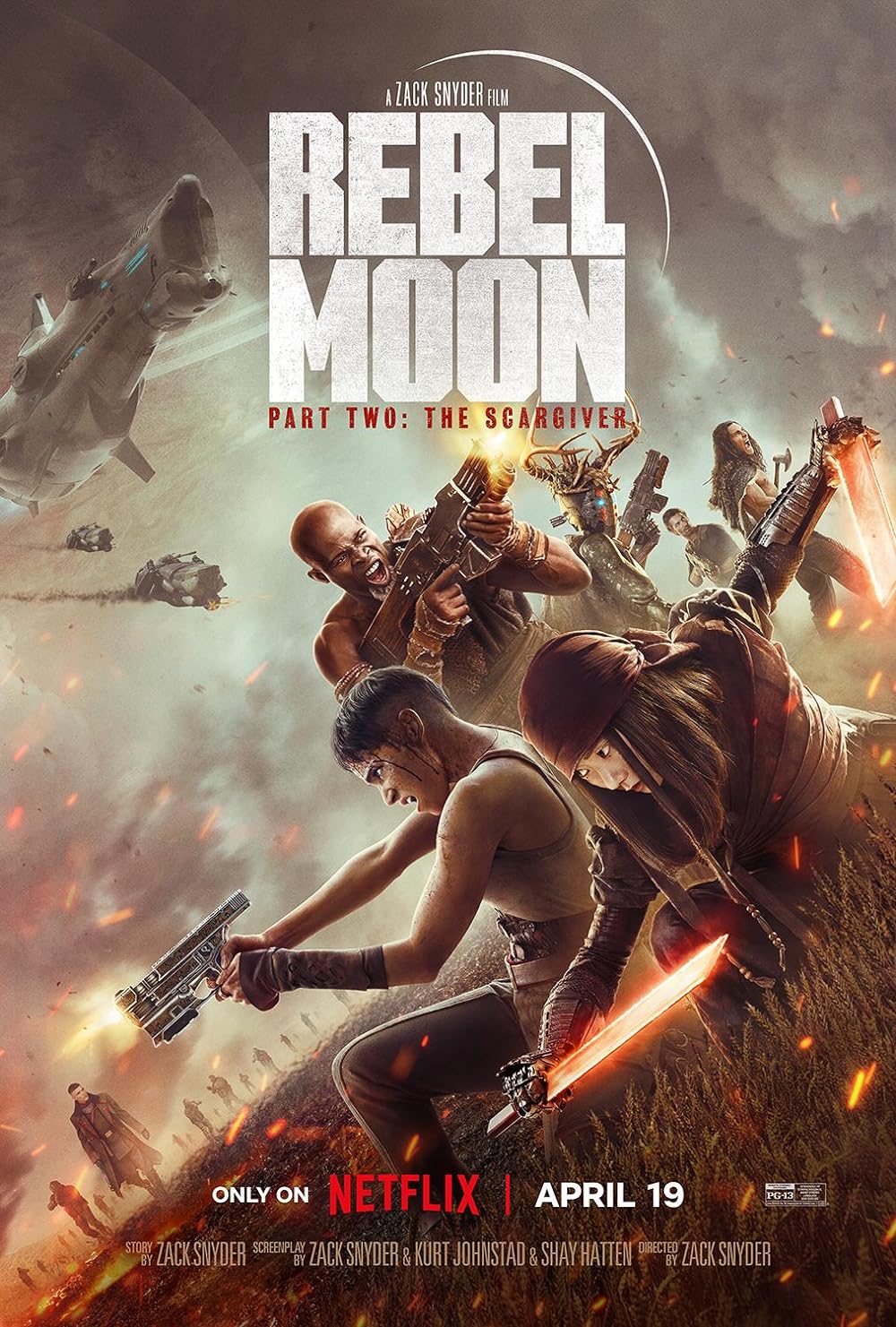 Movie poster: Rebel Moon Part Two The Scargiver (2024) เรเบลมูน ภาค 2 นักรบผู้ตีตรา